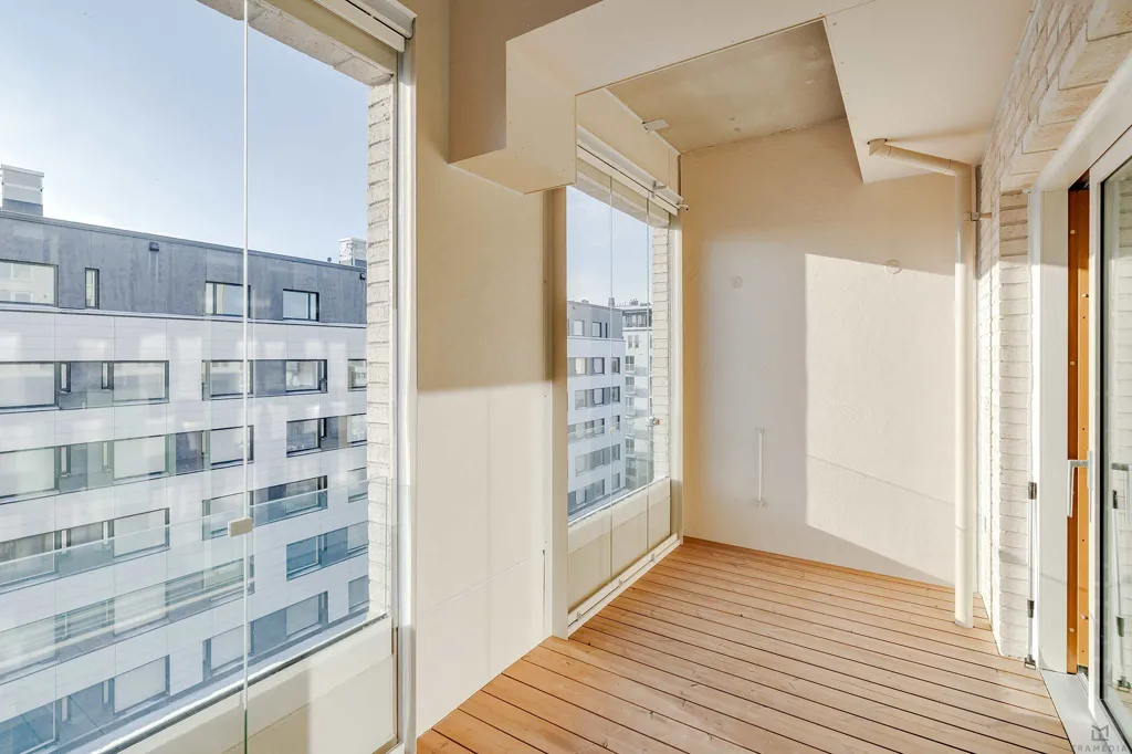Rõdu - Modern Studio Flat with Balcony in Tampere Centre