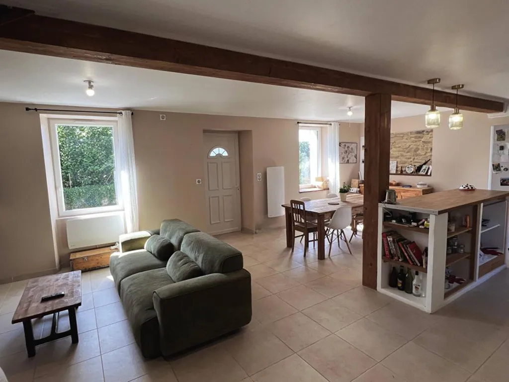 Séjour - Maison de Village avec Jardin à Mialet