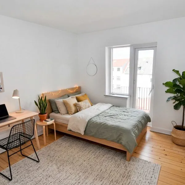 Chambres - Two-Bedroom Apartment with Balconies in Aalborg Centre