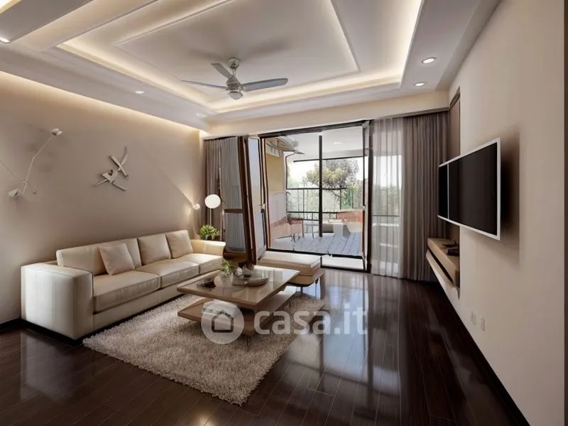 Living Room - Penthouse with Panoramic View in Calcinaia