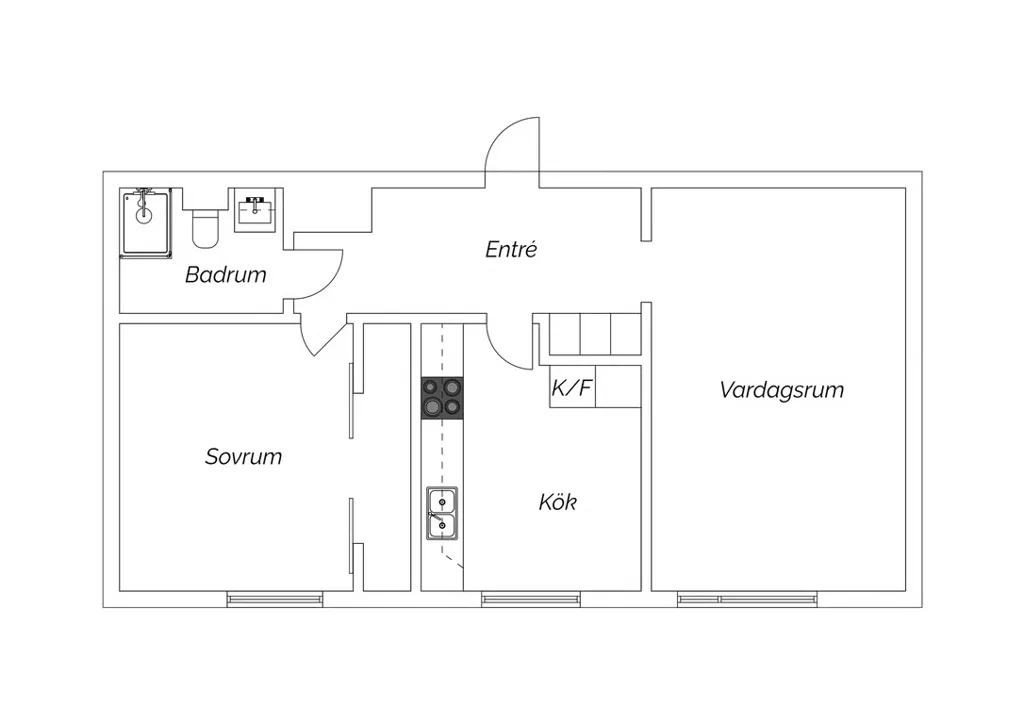Apartment with Panoramic View in Majorna