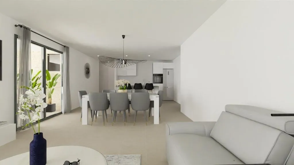 Soggiorno - Newly Built Villa with Pool in Monforte del Cid