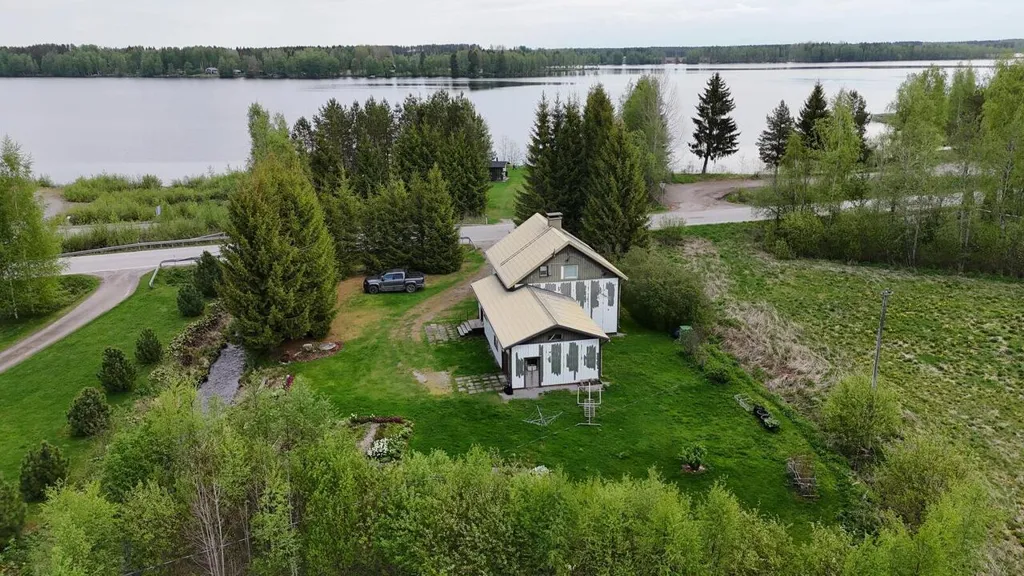 Vista aerea - Year-Round House with Lake View in Finland