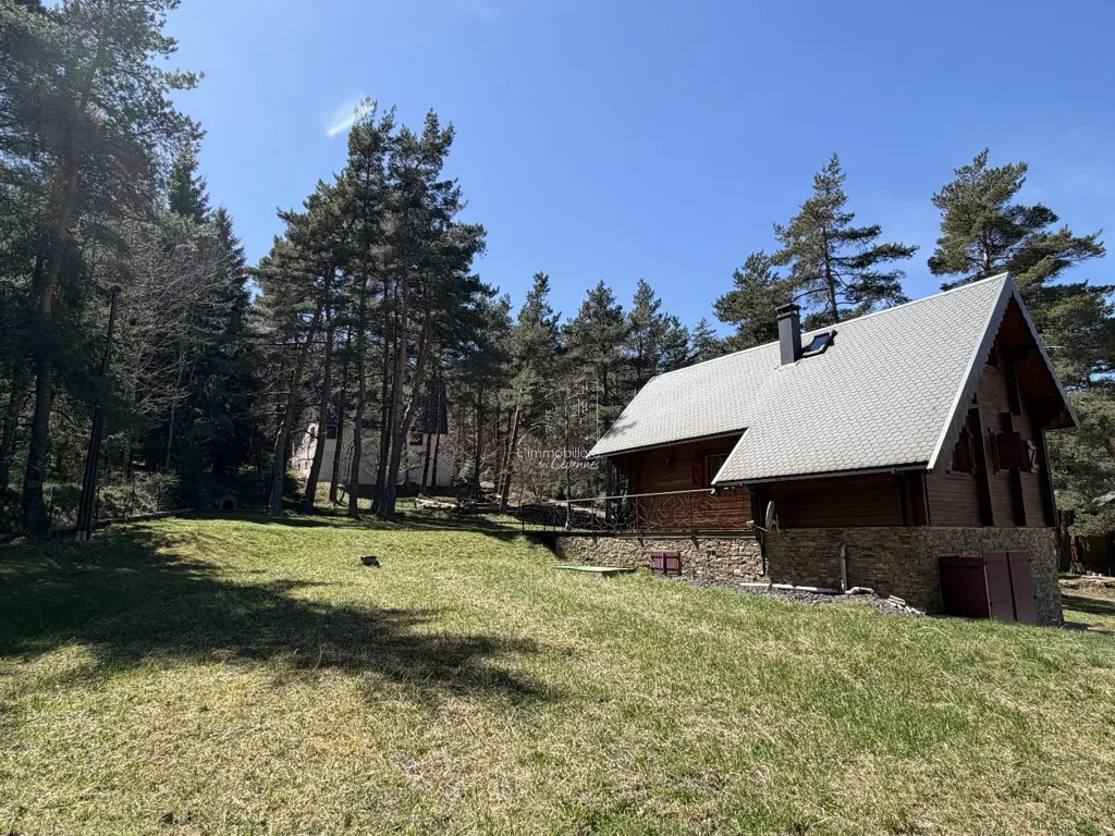 Exterior - Chalet with Forest View in Saint-Sauveur-Camprieu