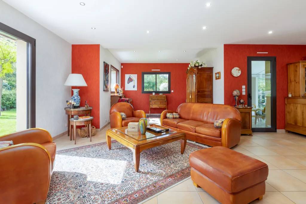 Soggiorno - Family House with Pool in Goven