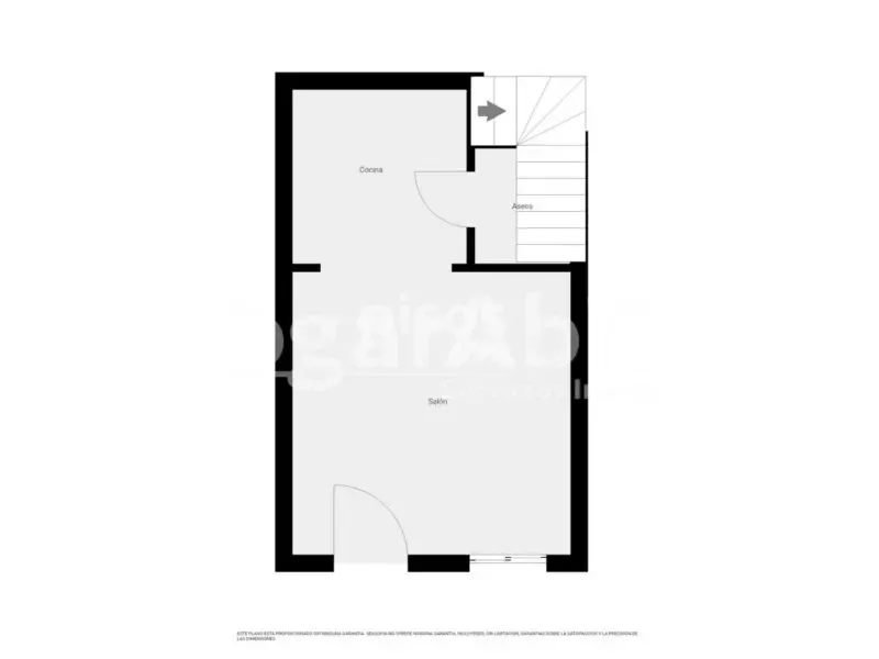 Plan - Reformed House with Terrace in Cullera Centre
