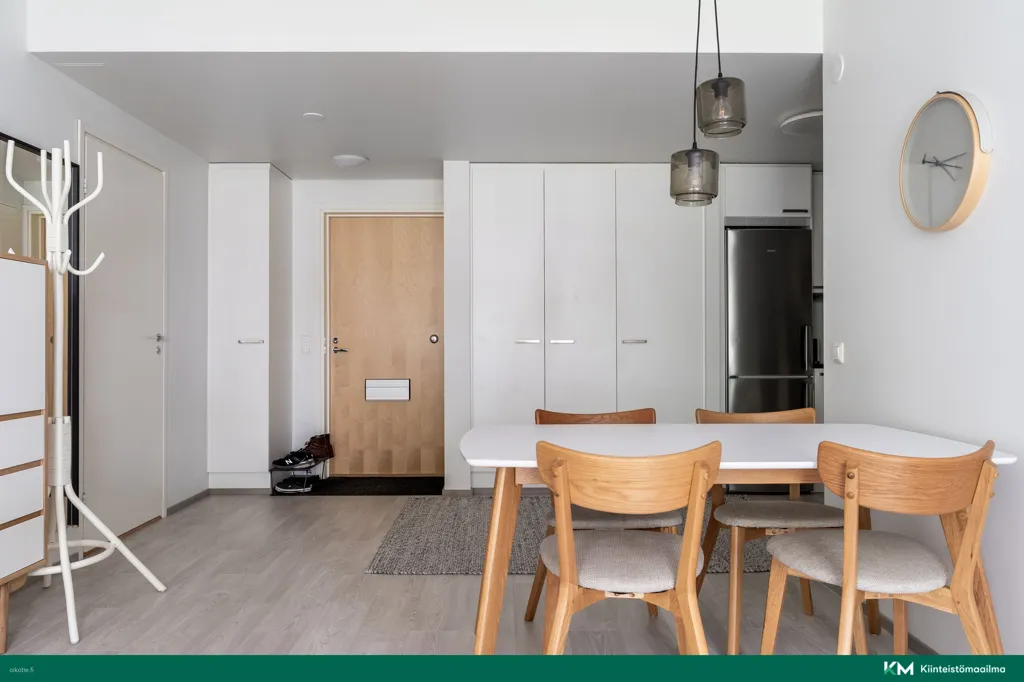 Dining Room - First Floor Apartment with Sauna in Vantaa