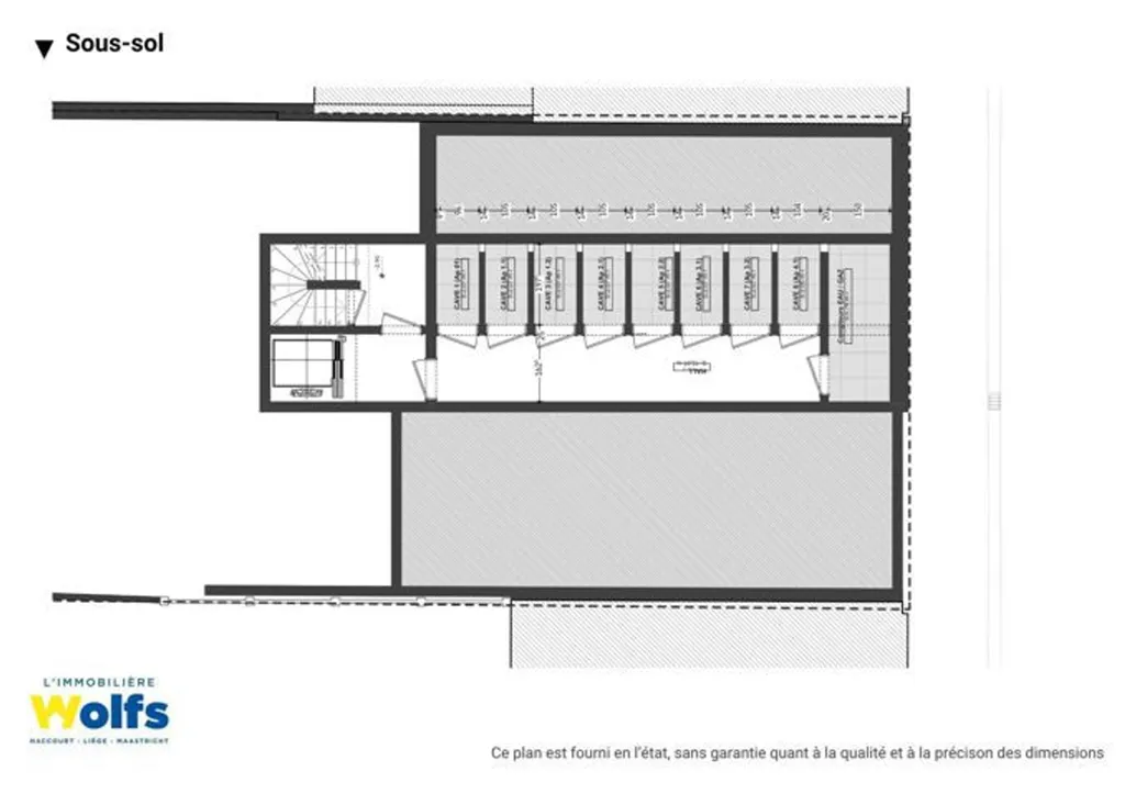 Plaan - New Apartment with Terrace in Liège