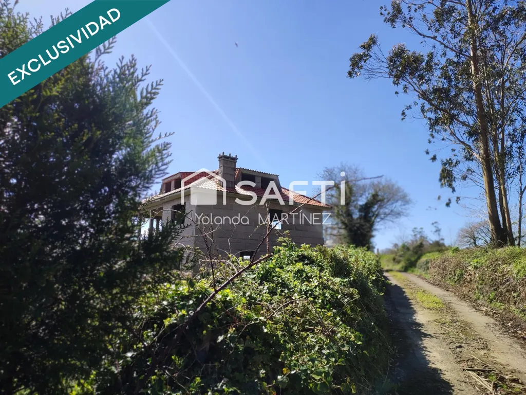 Garden - Unfinished House with Balcony near Santa Comba
