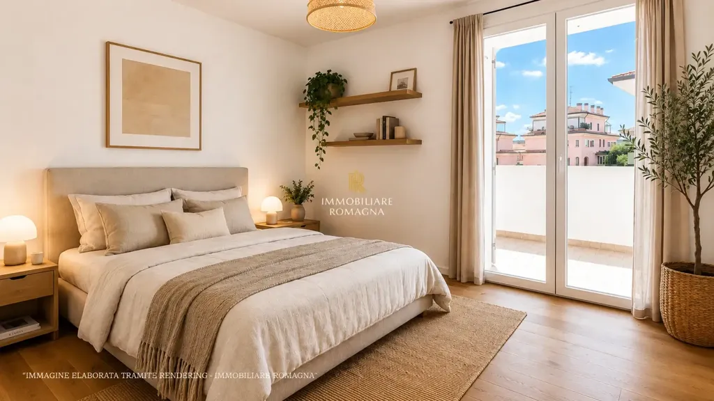 Camere da letto - Modernised Apartment with Balcony in Cesena