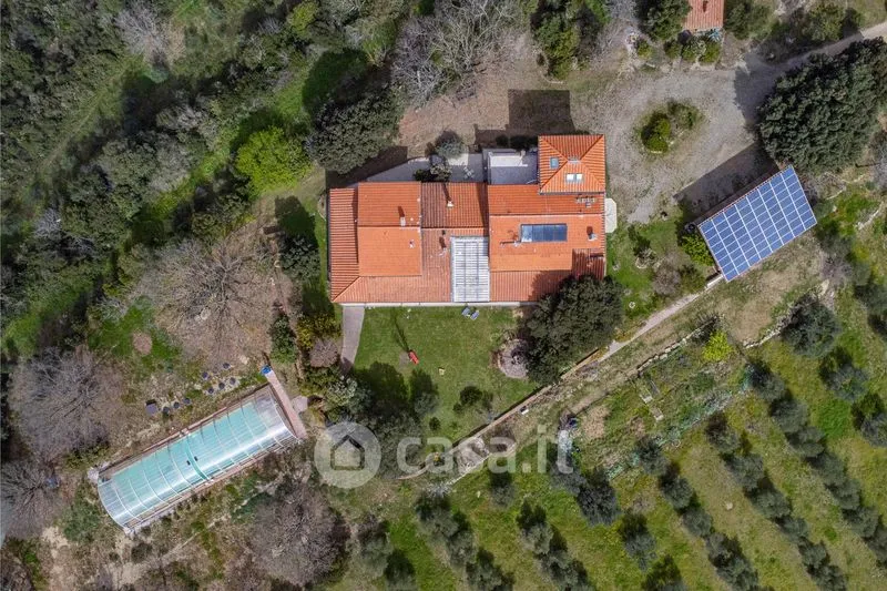 Vue aérienne - Rustic Casale with Pool in Massa Marittima