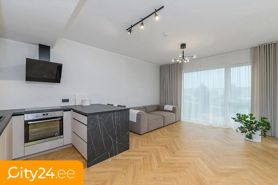 Cuisine - Minimalist 2-Room Flat with Balcony in Tiskreoja