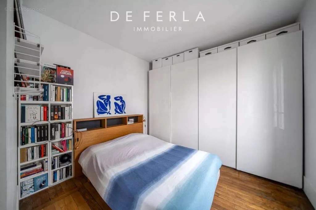 Chambres - Appartement 3 Pièces avec Balcon au 14ème Arrondissement