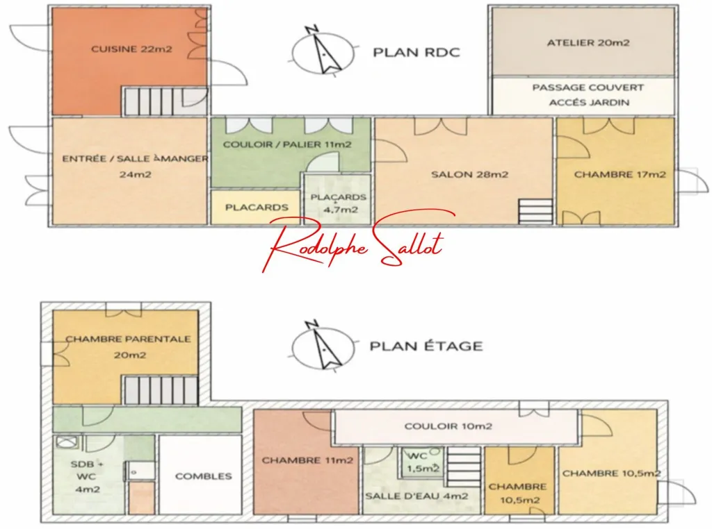Floor Plan - Character House with Garden in Martizay