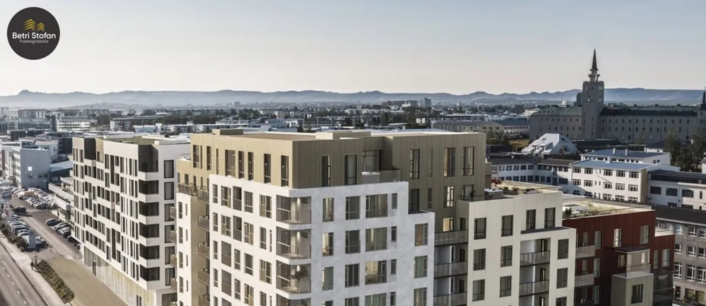 Õhuvaade - New Apartment with Mountain Views in Reykjavik
