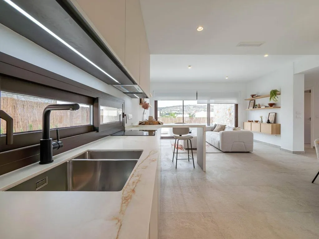 Kitchen - New-Build Villa with Pool in Algorfa