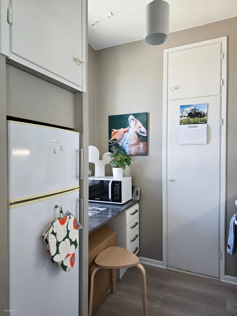 Cucina - Penthouse with City Views in Oulu Centre