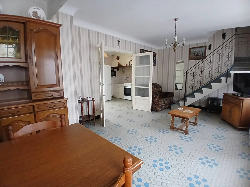 Dining Room - Bourg House with Garden in Couffe