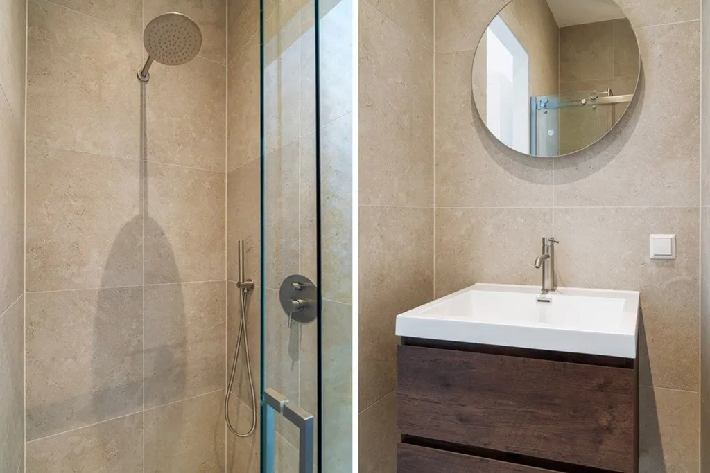 Salles de bain - Renovated Apartment with Garden in The Hague