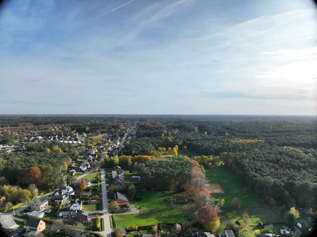 Vue aérienne - Bouwgrond avec Vue sur la Nature à Vorselaar
