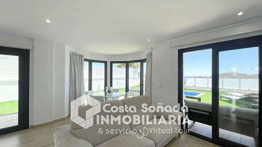 Soggiorno - Terraced Chalet with Pool in Finestrat