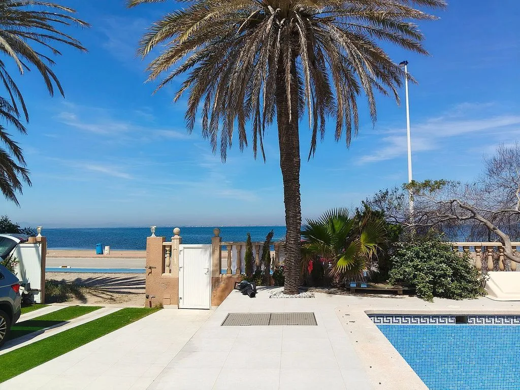 Pool - Chalet with Pool and Sea View in La Manga