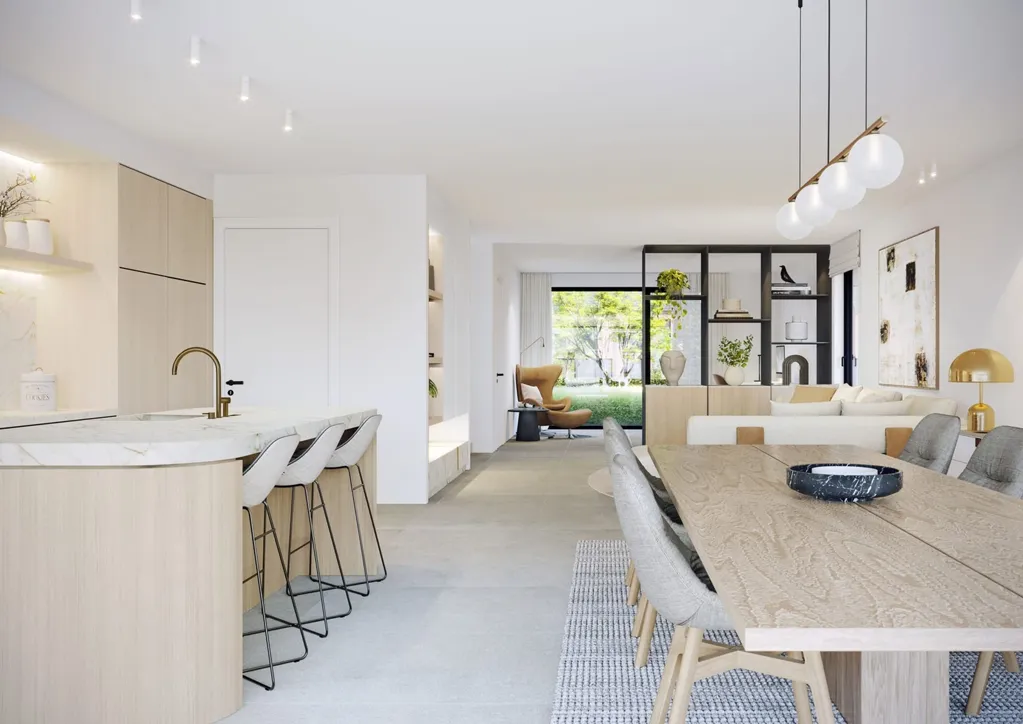 Köök - Modern Apartment with Garden in Putte