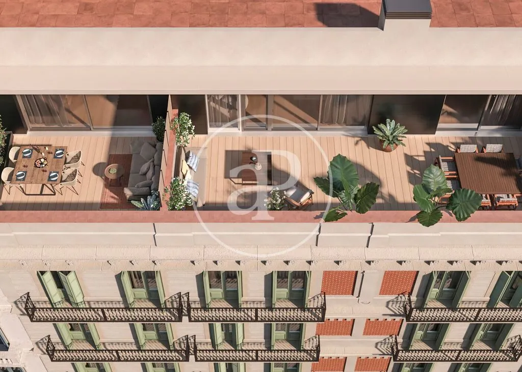 Vista aerea - Luxury 2-Bedroom Apartment in Eixample, Barcelona