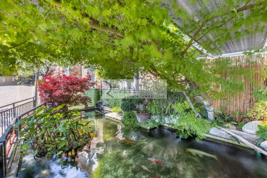 Jardin - Maison de Maître avec Piscine et Vue Panoramique à Antibes
