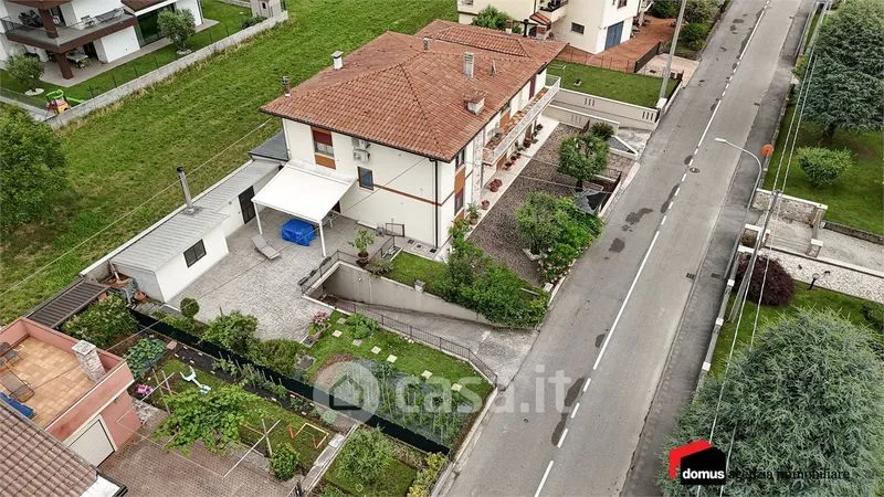 Aerial - Bifamiliar House with Garden in Zanè