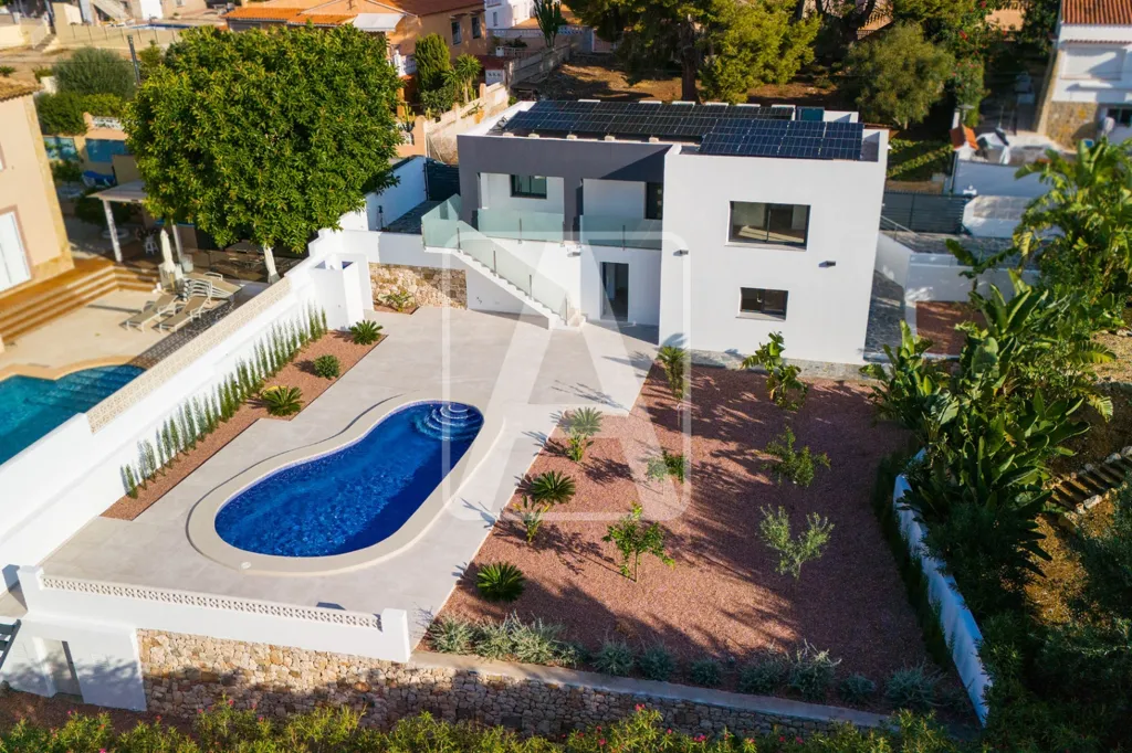 Vue aérienne - Mediterranean Villa with Sea Views in Calpe
