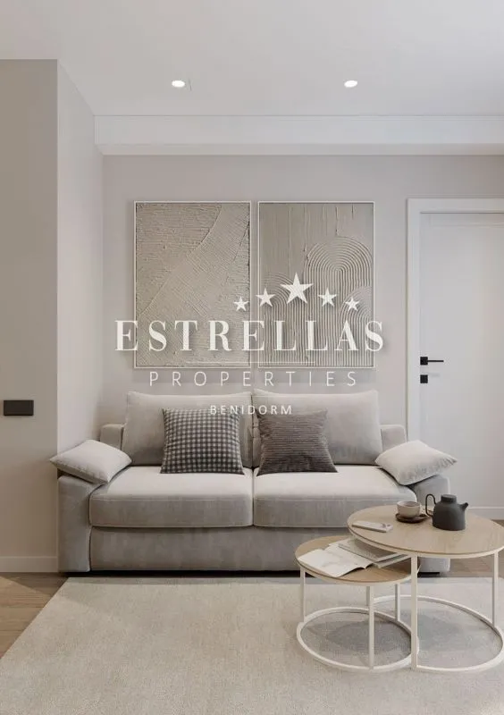Séjour - Apartment with Pool near Playa de Poniente, Benidorm