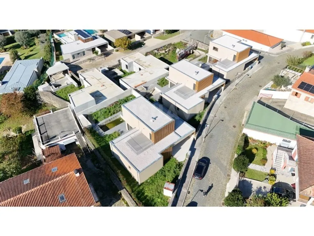 Aerial - Modern Villa with Pool near Caminha