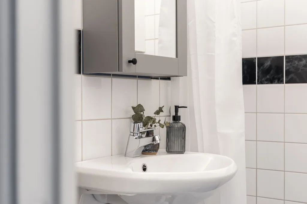 Salles de bain - Renovated Apartment with Balcony in Frösön
