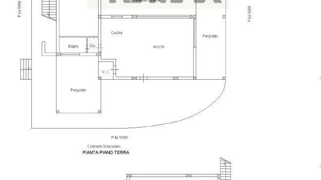 Plaan - Newly Built Villa with Sea View in Augusta