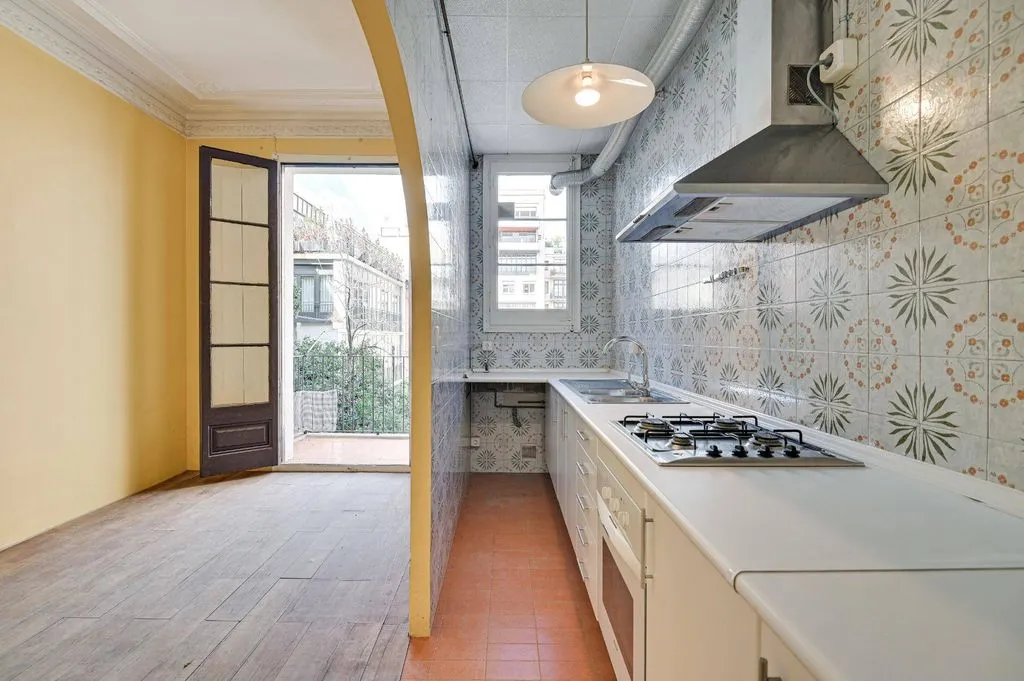 Köök - Luxury Apartment for Renovation in Eixample, Barcelona