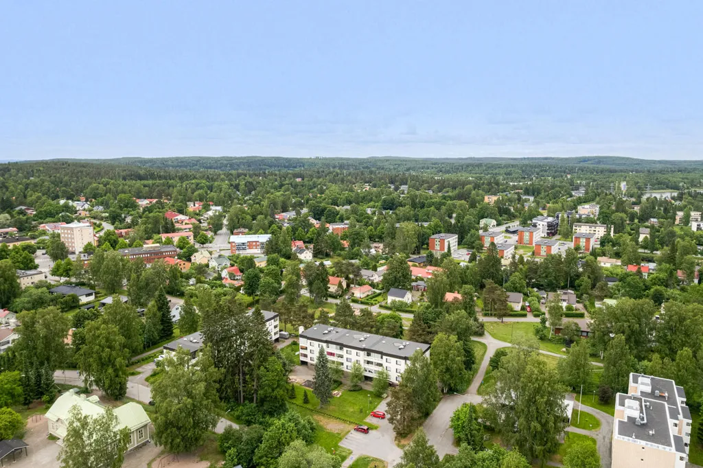 Vue aérienne - Compact Apartment with Garden in Ortelanveikko