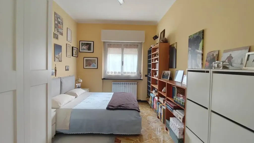 Bedrooms - Panoramic Apartment with Balconies in Genoa
