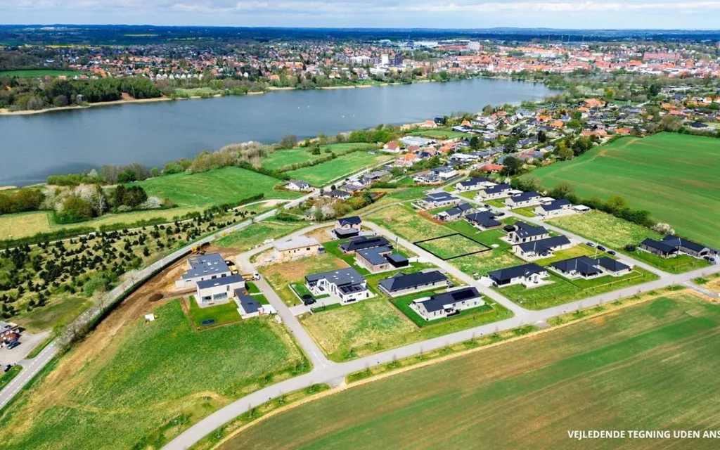 Vista aerea - Year-Round Plot with 4G Coverage in Haderslev