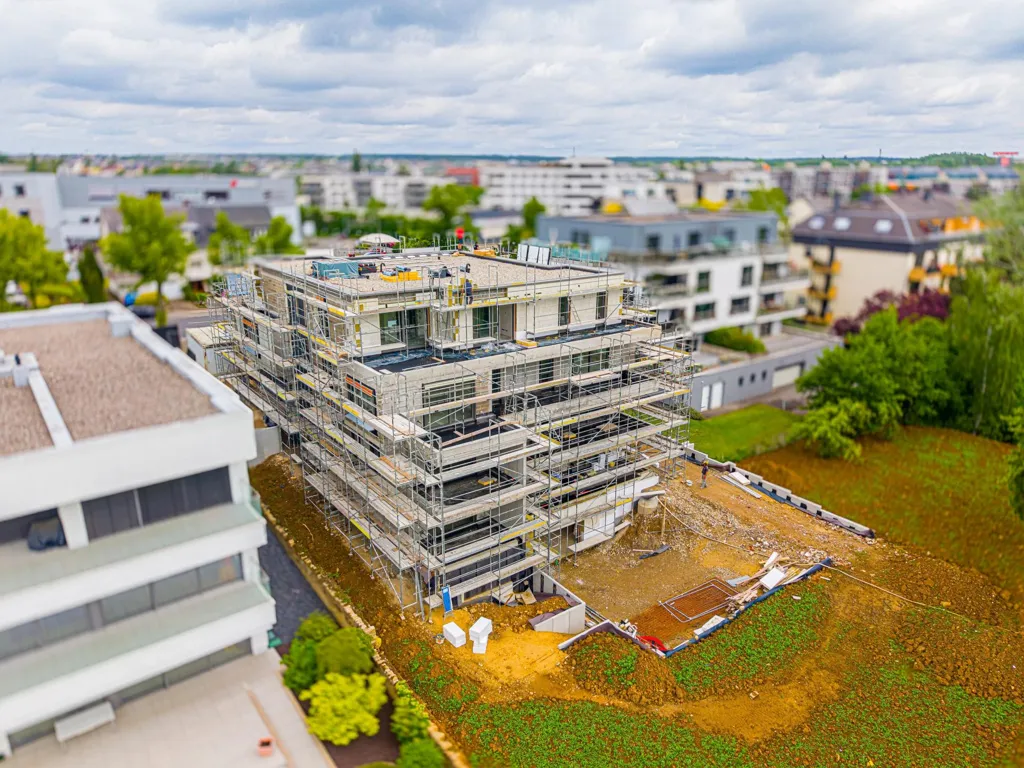 Õhuvaade - Contemporary Flat with Terrace in Bertrange
