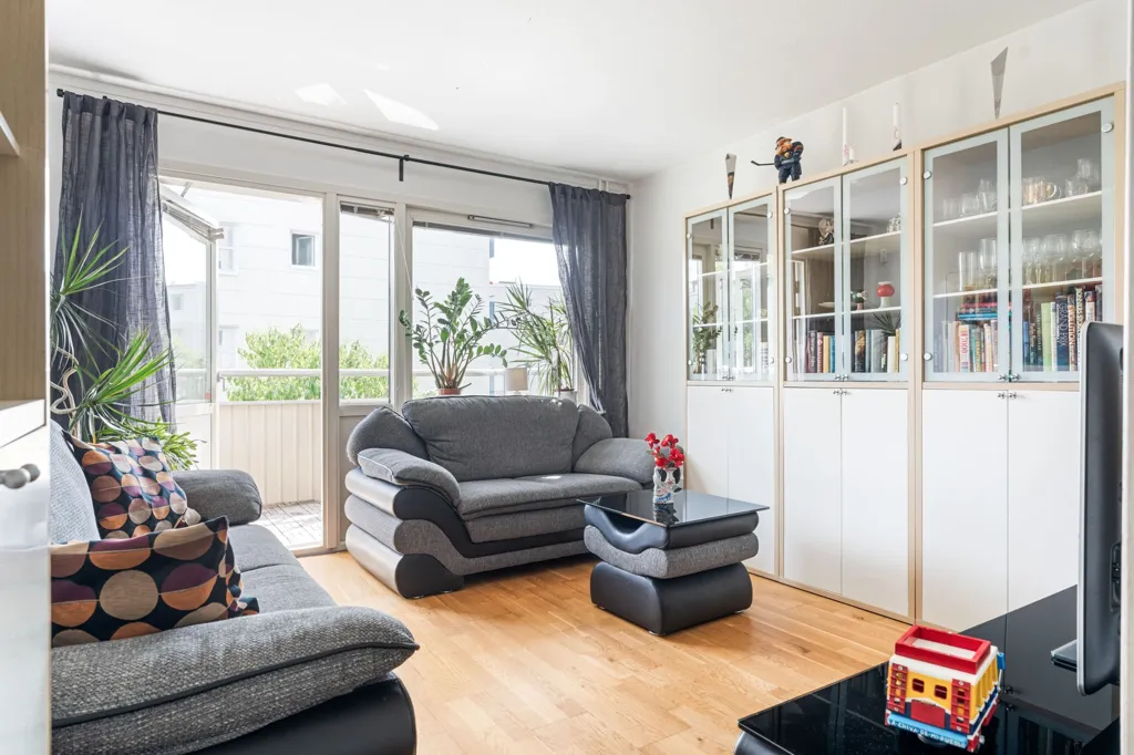 Living Room - 2.5A Apartment with Balcony in Solbacken