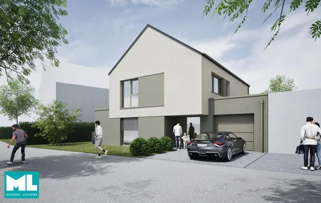 Jumelé House with Terrace in Hellange
