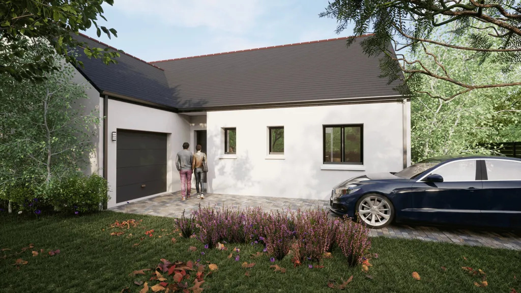 New House with Garden in Mésanger