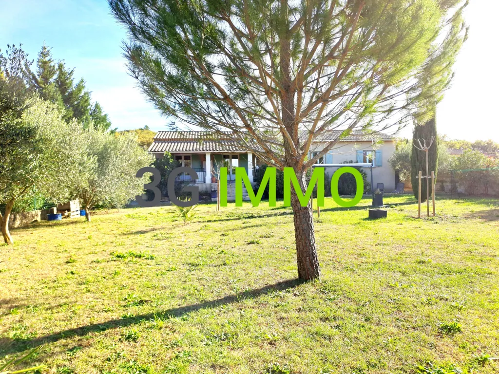 Jardin - Villa de Plain-Pied avec Vue Dégagée près d'Uzès
