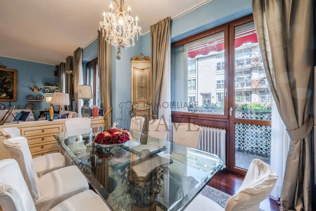 Salle à manger - Luxury Apartment with Triple Exposure in Milan