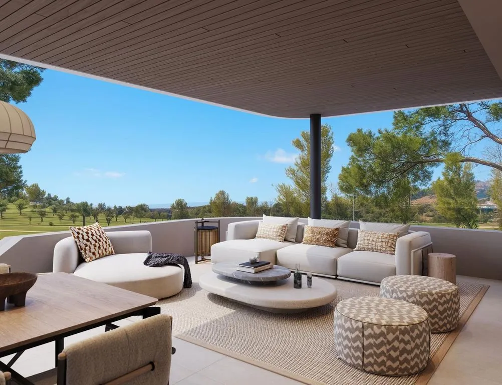 Terrace - Luxury Penthouse with Pool in Estepona
