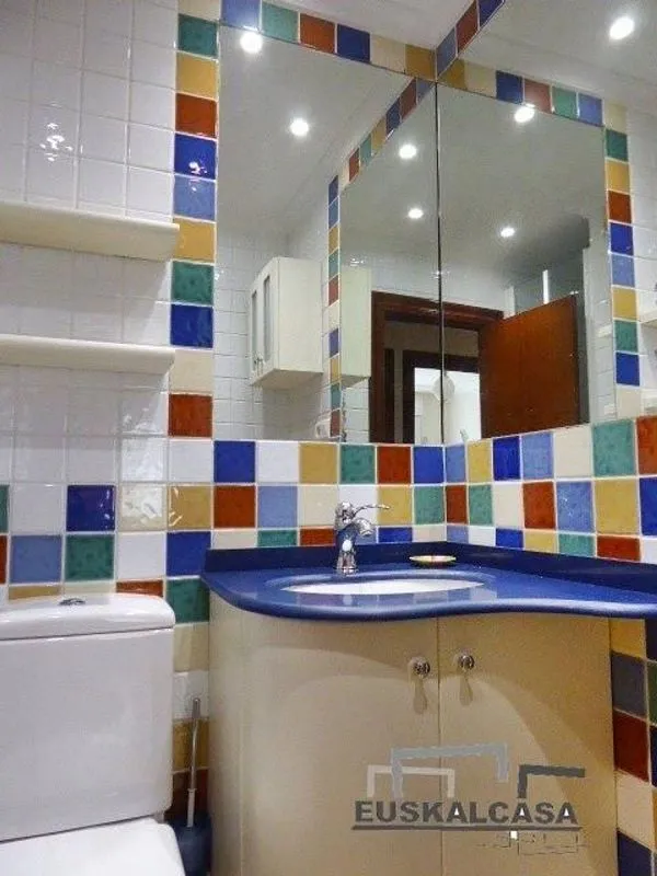 Bathrooms - Furnished Flat with Terrace in Ametzola