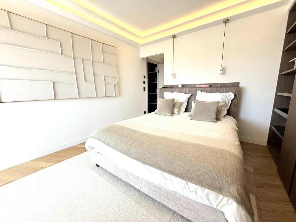 Chambres - Appartement Panoramique Vue Mer sur le Dernier Étage à Cannes
