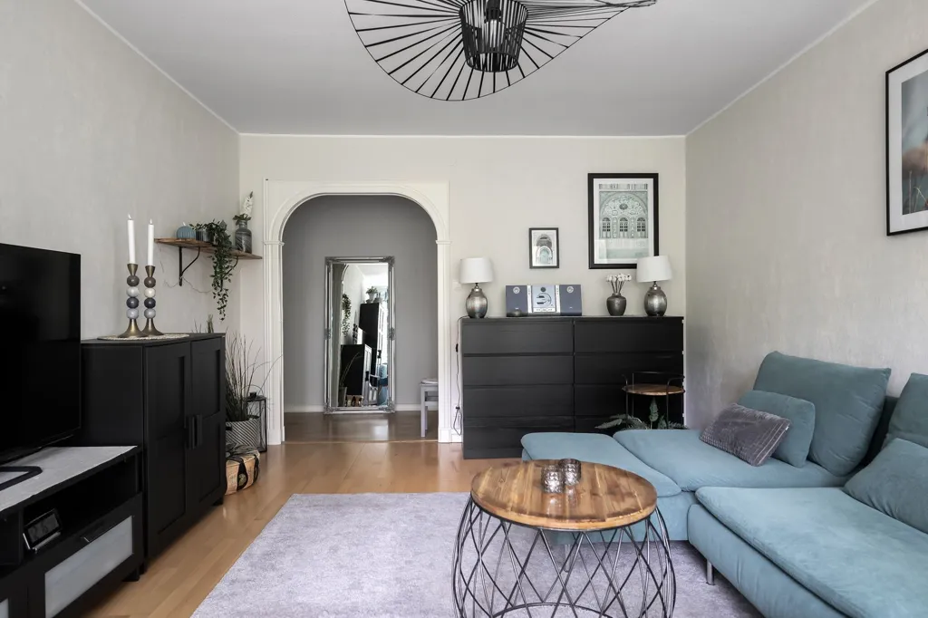 Soggiorno - Apartment with Forest View in Västerhaninge