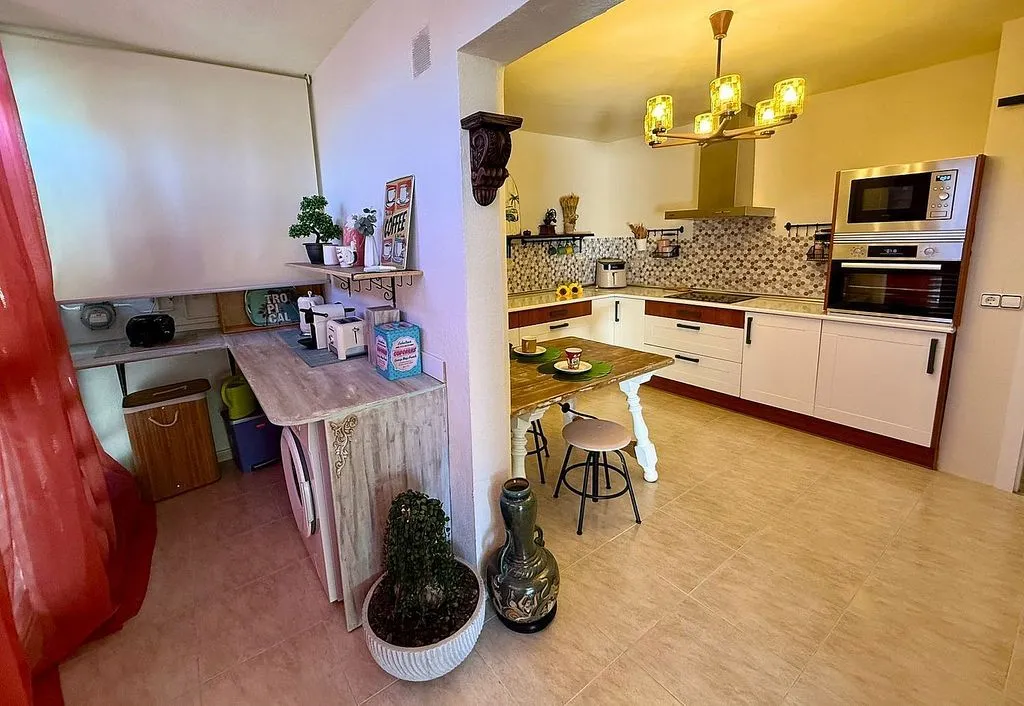 Kitchen - Penthouse with Pool in Talamanca de Jarama